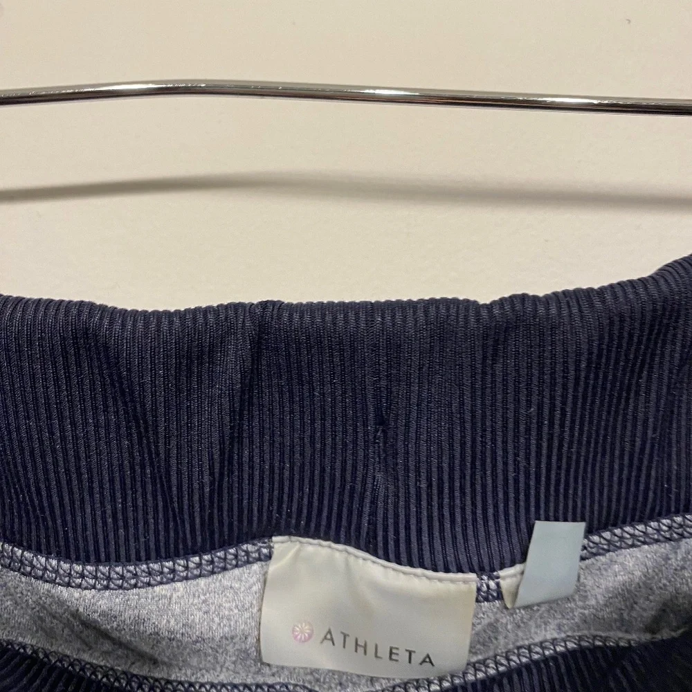 Athleta Navy Blue Lined City Jogger Activewear Pants Size 2 - Picture 4 of 6